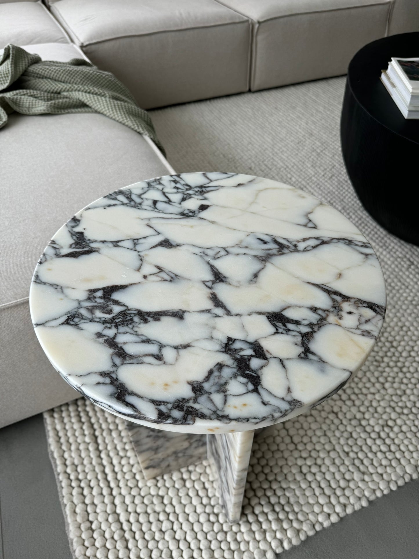 Ela Prestige Calacatta Viola Marble - Table basse en marbre