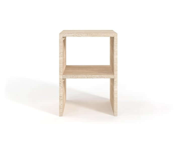 Versatile Travertine End Table by Travertable